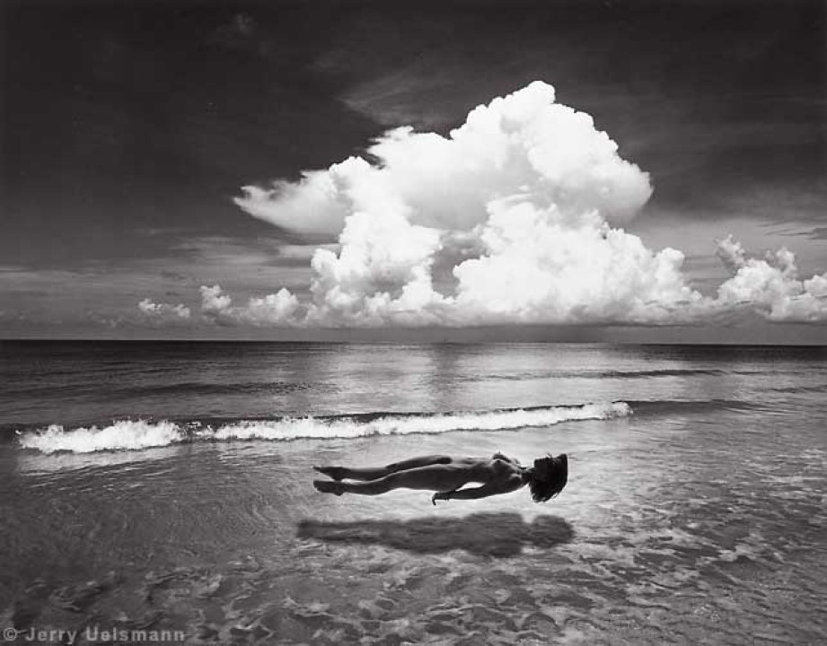 Jerry Uelsmann (1934-2022), FLoating nude